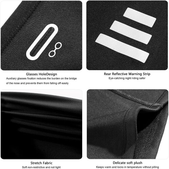 Winter Balaclava Ski Mask for Men and Women Thermal Fleece Face Cover Windproof - Picture 4 of 9